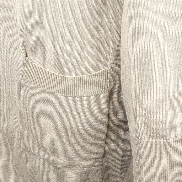 NWT Grace Karin Womens S Taupe Long Open Cardigan - Picture 7 of 9